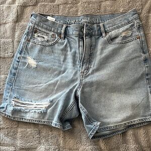 American Eagle Light Blue Denim Shorts